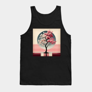 Blossom Silhouette: The Elegy of Spring Tank Top